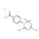 4-(4,6-Diamino-2,2-dimethyl-2H-[1,3,5]triazin-1-yl)-benzoic hydrochlorideacid - chemical structure image