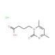 4-(4,6-Dimethyl-2-oxo-2H-pyrimidin-1-yl)-butyric acid hydrochloride - chemical structure image