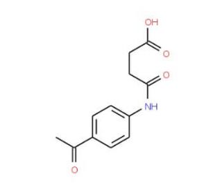 4-(4-Acetylanilino)-4-oxobutanoic acid - chemical structure image