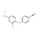 4-(4-amino-2-chlorophenoxy)benzonitrile hydrochloride - chemical structure image