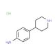 4-(4-Aminophenyl)-piperidine hydrochloride (CAS 548768-98-5) - chemical structure image
