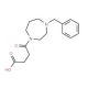 4-(4-Benzyl-1,4-diazepan-1-yl)-4-oxobutanoic acid 的分子结构, CAS编号: 396105-43-4 4-(4-Benzyl-1,4-diazepan-1-yl)-4-oxobutanoic acid (CAS 396105-43-4) - chemical structure image