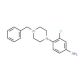4-(4-benzylpiperazin-1-yl)-3-chloroaniline - chemical structure image