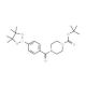 4-(4-Boc-1-piperazinylcarbonyl)benzeneboronic acid pinacol ester 的分子结构, CAS编号: 864754-13-2 4-(4-Boc-1-piperazinylcarbonyl)benzeneboronic acid pinacol ester (CAS 864754-13-2) - chemical structure image