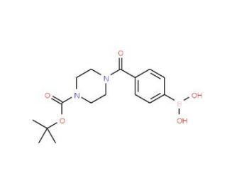 4-(4-BOC-Piperazine-1-carbonyl)phenylboronic acid (CAS 1150114-76-3) - chemical structure image