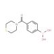 4-(4-Boronobenzoyl)thiomorpholine (CAS 850568-28-4) - chemical structure image