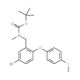 4-{4-Bromo-2-[(methylamino)methyl]phenoxy}thioanisole, N-BOC protected - chemical structure image