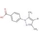 4-(4-bromo-3,5-dimethyl-1H-pyrazol-1-yl)benzoic acid - chemical structure image