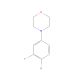 4-(4-Bromo-3-fluorophenyl)morpholine (CAS 279261-83-5) - chemical structure image