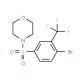 4-(4-Bromo-3-(trifluoromethyl)phenylsulfonyl)morpholine (CAS 1020253-04-6) - chemical structure image