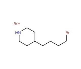 4-(4-Bromo-butyl)-piperidine hydrobromide (CAS 1049728-90-6) - chemical structure image