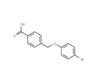 4-(4-Bromo-phenoxymethyl)-benzoic acid - chemical structure image
