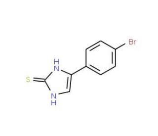 4-(4-Bromo-phenyl)-1H-imidazole-2-thiol (CAS 436095-86-2) - chemical structure image