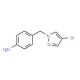 4-(4-Bromo-pyrazol-1-ylmethyl)-phenylamine - chemical structure image