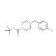 4-(4-Bromobenzyl)piperazine, N1-BOC protected (CAS 844891-10-7) - chemical structure image