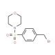 4-{[4-(Bromomethyl)phenyl]sulphonyl}morpholine (CAS 138385-04-3) - chemical structure image