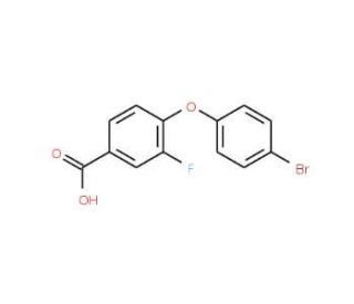 4-(4-bromophenoxy)-3-fluorobenzoic acid - chemical structure image