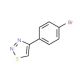 4-(4-Bromophenyl)-1,2,3-thiadiazole (CAS 40753-13-7) - chemical structure image