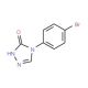 4-(4-Bromophenyl)-1H-1,2,4-triazol-5(4H)-one (CAS 214117-50-7) - chemical structure image