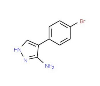 4-(4-Bromophenyl)-1H-pyrazol-3-ylamine - chemical structure image