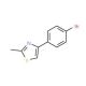 4-(4-Bromophenyl)-2-methyl-1,3-thiazole (CAS 66047-74-3) - chemical structure image