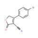 4-(4-Bromophenyl)-2-oxo-2,5-dihydro-3-furancarbonitrile (CAS 7721-24-6) - chemical structure image