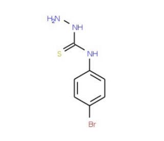 4-(4-Bromophenyl)-3-thiosemicarbazide (CAS 2646-31-3) - chemical structure image