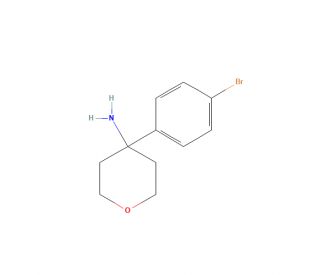 4-(4-bromophenyl)oxan-4-amine - chemical structure image