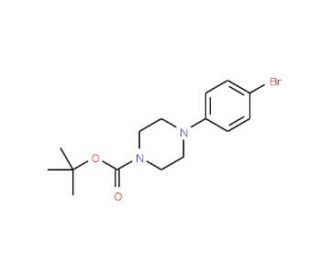 4-(4-Bromophenyl)piperazine-1-carboxylic acid tert-butyl ester (CAS 352437-09-3) - chemical structure image