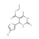 4-(4-Bromothiophen-2-yl)-6-methyl-2-oxo-1,2,3,4-tetrahydropyrimidine-5-carboxylic acid ethyl ester - chemical structure image