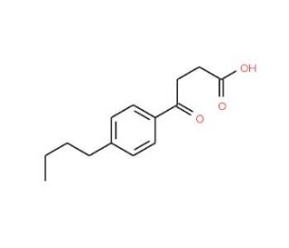 4-(4-butylphenyl)-4-oxobutanoic acid (CAS 72271-71-7) - chemical structure image