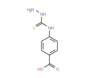 4-(4-Carboxyphenyl)-3-thiosemicarbazide (CAS 206559-48-0) - chemical structure image