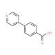 4-(4-Carboxyphenyl)pyridine (CAS 4385-76-6) - chemical structure image