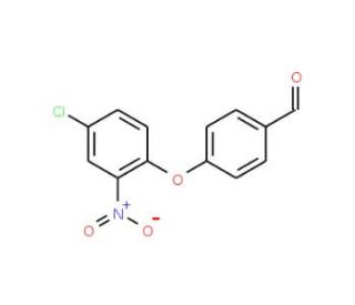 4-(4-Chloro-2-nitro-phenoxy)-benzaldehyde (CAS 56135-50-3) - chemical structure image