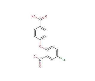 4-(4-Chloro-2-nitro-phenoxy)-benzoic acid - chemical structure image