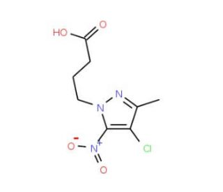 4-(4-Chloro-3-methyl-5-nitro-1H-pyrazol-1-yl)-butanoic acid - chemical structure image