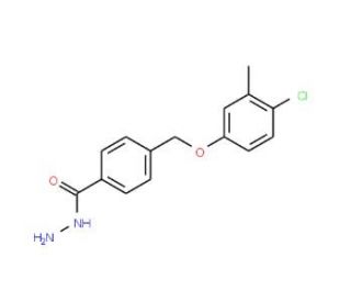 4-(4-Chloro-3-methyl-phenoxymethyl)-benzoic acid hydrazide - chemical structure image