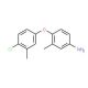 4-(4-Chloro-3-methylphenoxy)-3-methylphenylamine - chemical structure image