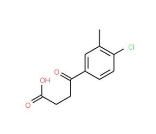 4-(4-Chloro-3-methylphenyl)-4-oxobutyric acid (CAS 54557-91-4) - chemical structure image