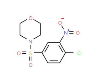 4-(4-Chloro-3-nitro-benzenesulfonyl)-morpholine (CAS 22179-31-3) - chemical structure image