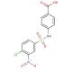 4-(4-Chloro-3-nitro-benzenesulfonylamino)-benzoic acid - chemical structure image