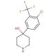 4-(4-Chloro-3-(trifluoromethyl)phenyl)-4-piperidinol (CAS 21928-50-7) - chemical structure image