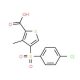 4-(4-Chloro-benzenesulfonyl)-3-methyl-thiophene-2-carboxylic acid (CAS 175137-65-2) - chemical structure image