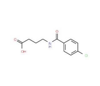 4-(4-Chloro-benzoylamino)-butyric acid (CAS 71455-51-1) - chemical structure image