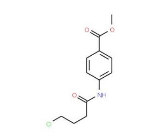 4-(4-Chloro-butyrylamino)-benzoic acid methyl ester - chemical structure image