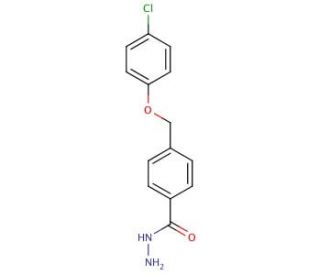 4-(4-Chloro-phenoxymethyl)-benzoic acid hydrazide - chemical structure image