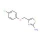 4-(4-Chloro-phenoxymethyl)-thiazol-2-ylamine - chemical structure image