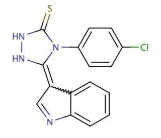 4-(4-Chloro-phenyl)-5-(1H-indol-3-yl)-4H-[1,2,4]triazole-3-thiol - chemical structure image