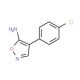4-(4-Chloro-phenyl)-isoxazol-5-ylamine (CAS 64047-49-0) - chemical structure image
