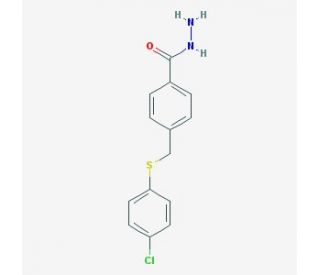 4-(4-Chloro-phenylsulfanylmethyl)-benzoic acid hydrazide - chemical structure image
